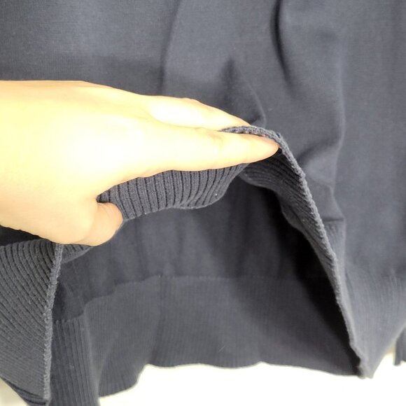 RW & Co Men's Navy Blue Long Sleeve V-Neck 100% Cotton Pullover Sweater Causal - Picture 5 of 9